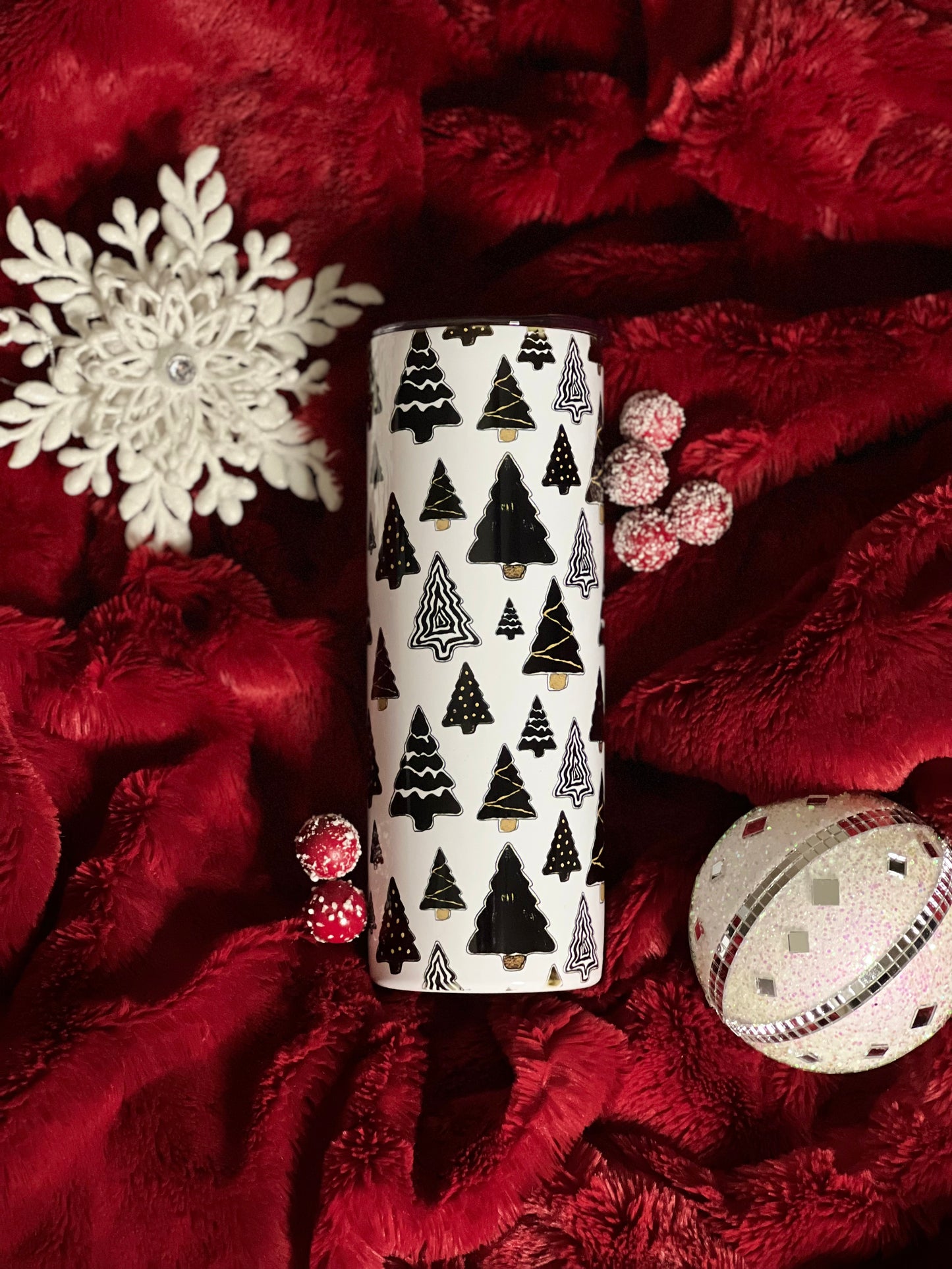 Black Christmas Trees