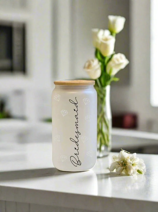 bridesmaid glassware