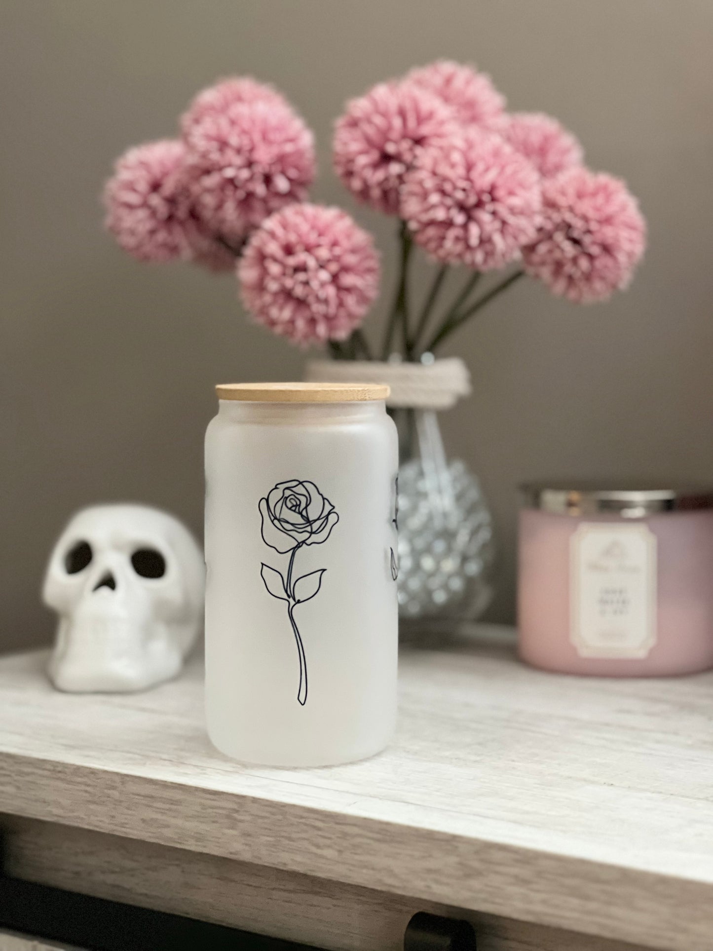 Rose Line Art