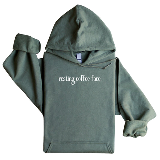 Resting Coffee Face Hoodie