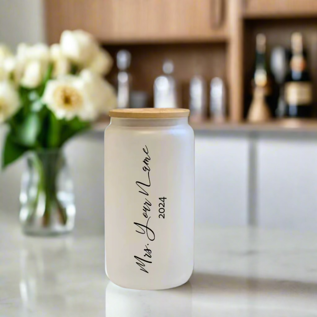bride cup custom back