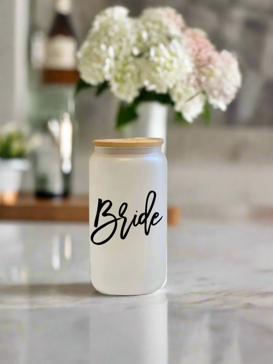 custom bride cups - drinkware