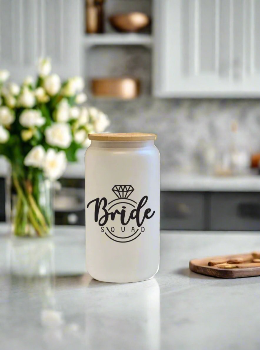 bridal party drinkware