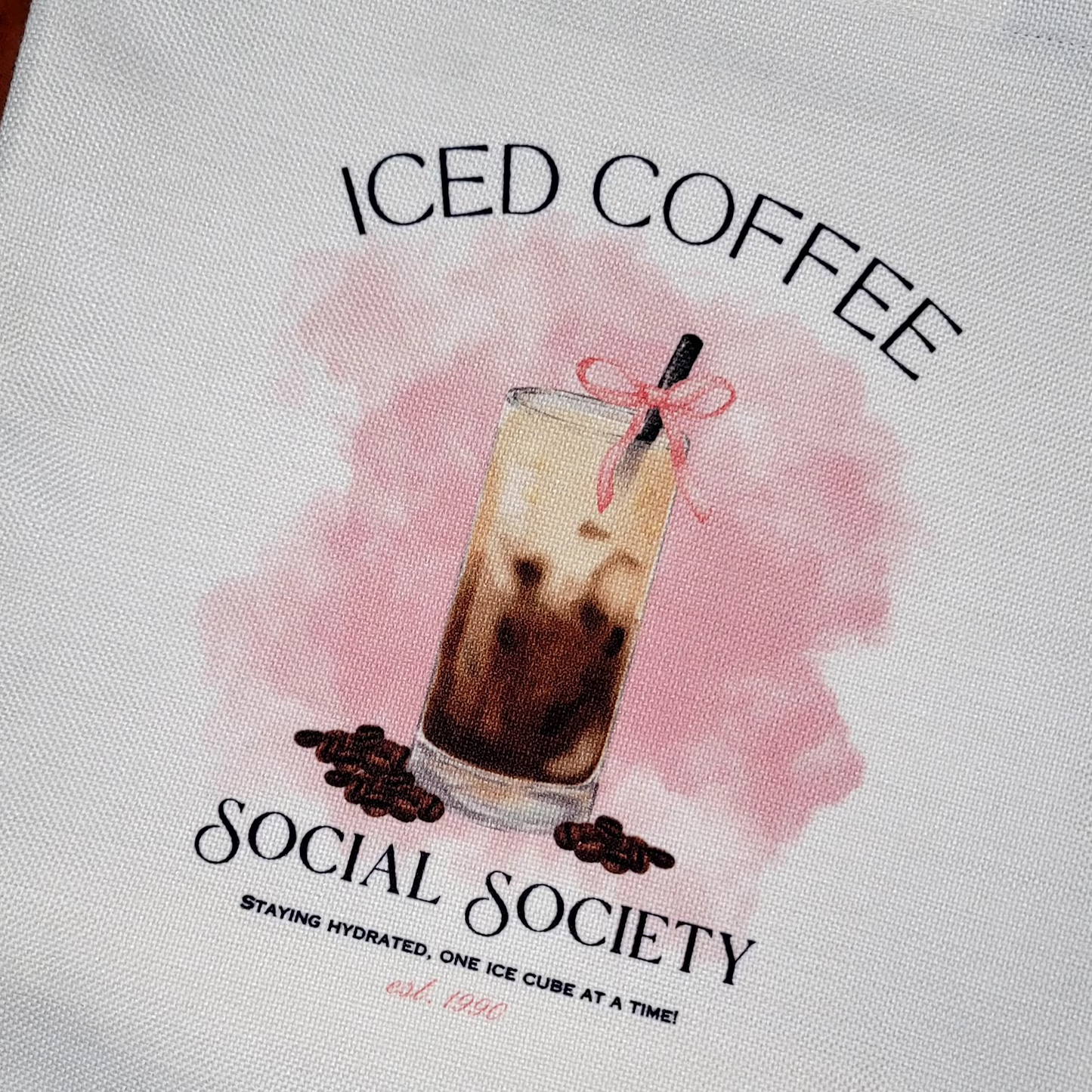 Iced Coffee Vibes Tote Bag
