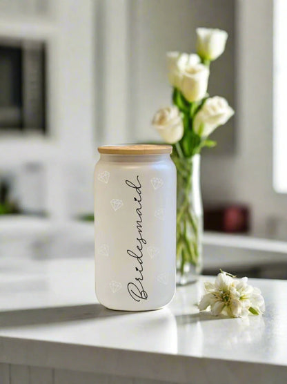 bridesmaid glassware