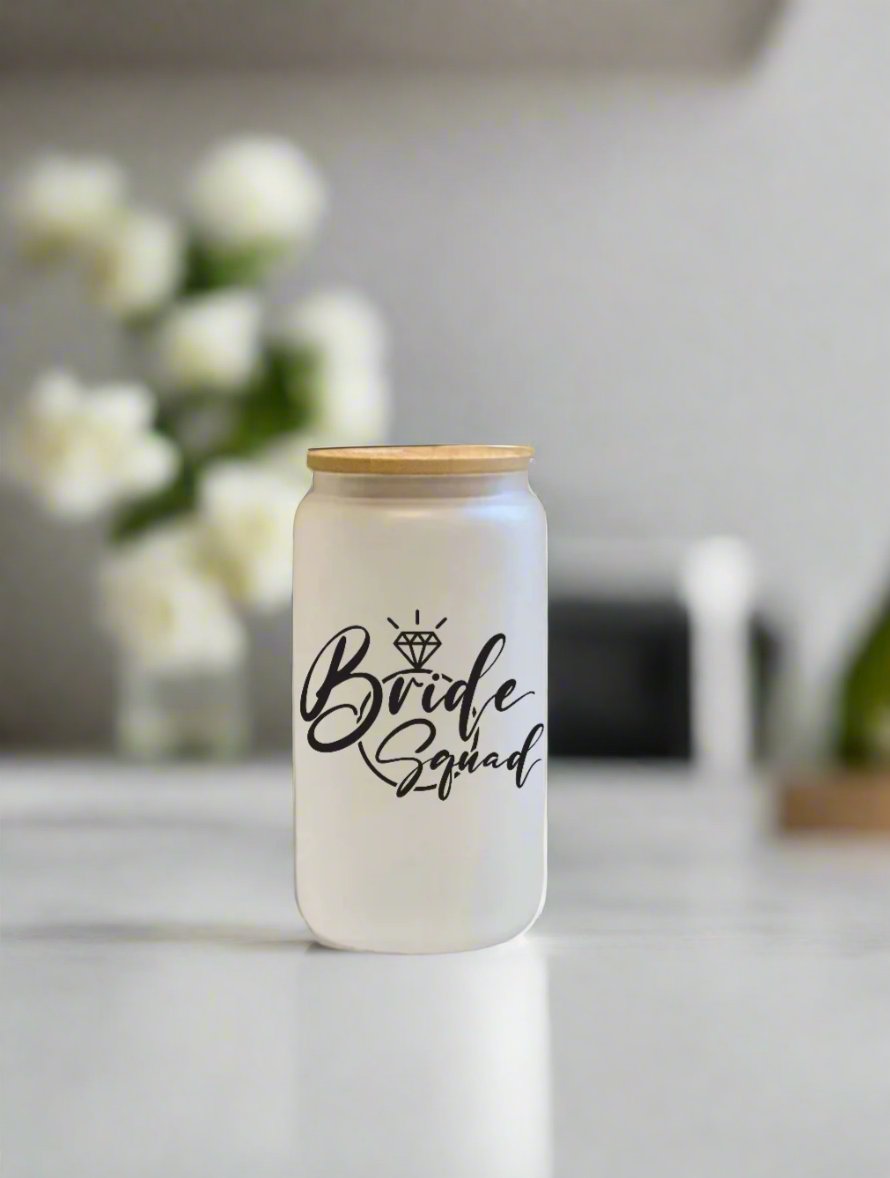bridal party custom drinkware