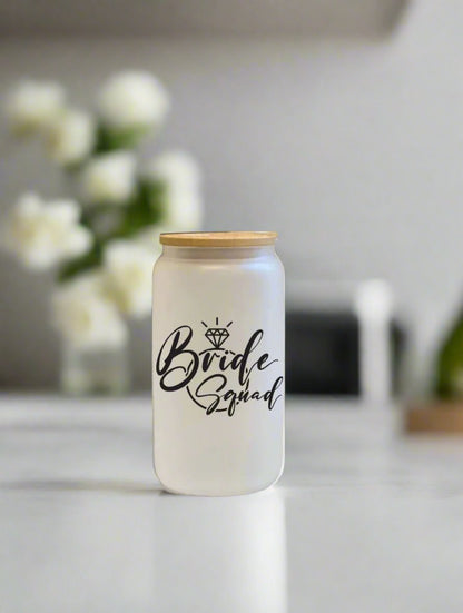 bridal party custom drinkware