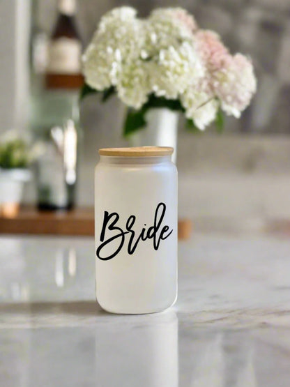 custom bride cups - drinkware